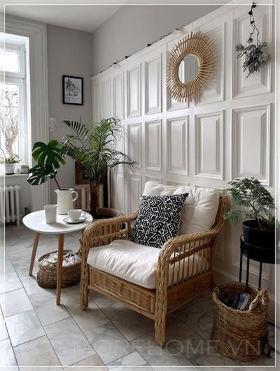 Góc phòng ấm cúng đầy màu sắc...