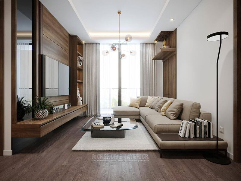 Thiết kế nội thất chung cư đơn giản, bố trí khoa học Mẫu nội thất chung cư hiện đại đẹp