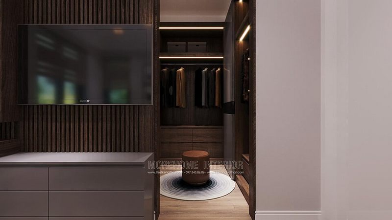 Sản phẩm kệ tivi gỗ công nghiệp hiện đại đẹp cho không gian nội thất phòng ngủ